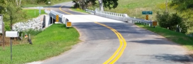 VDOT Contract C0000101037B97-Bridge & Approaches over Straightstone Creek – Pittsylvania County, VA – COMPLETED!